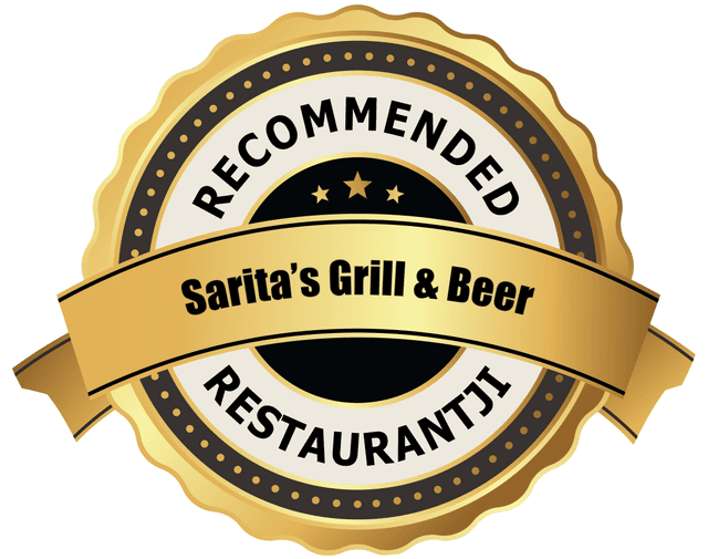 Award recognition for Sarita's Grill & Beer